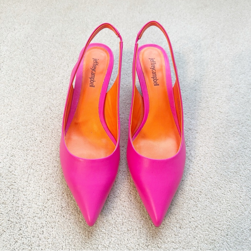 Jeffrey Campbell Talisman Slingback Pump - Pink, Size 8.5